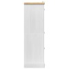 Ruhásszekrény corona fehér 101 x 52 x 170 cm tömör fenyőfa