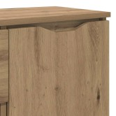 Széf fiókkal artisan tölgy 100 x 30 x 65,6 faanyag