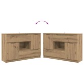 Széf fiókkal artisan tölgy 100 x 30 x 65,6 faanyag