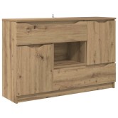 Széf fiókkal artisan tölgy 100 x 30 x 65,6 faanyag