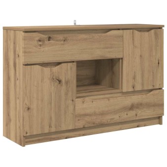 Széf fiókkal artisan tölgy 100 x 30 x 65,6 faanyag