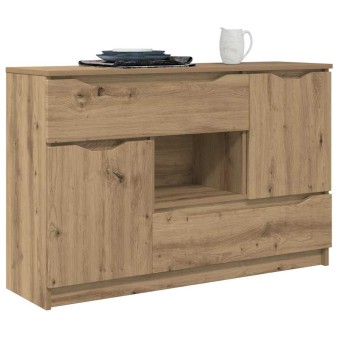Széf fiókkal artisan tölgy 100 x 30 x 65,6 faanyag