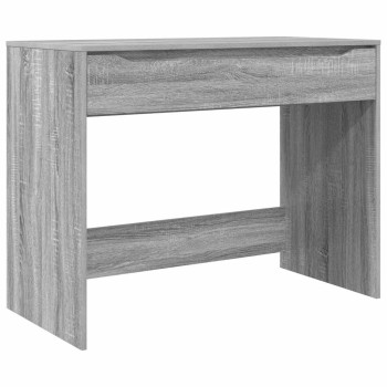 Asztal fiókkal szürke sonoma 100 x 50 x 78 cm mérnöki fa