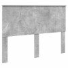 Fejtámla fejtámlával beton szürke 140 cm faanyag