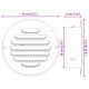 Levegő szellőzőfedél 4 pcs ezüst 100 mm rozsdamentes acél