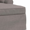 Fotel loungba szoknyával párnával 3 pcs tópszínű szövet