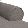 Fotel loungba szoknyával párnával 3 pcs tópszínű szövet