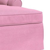 Fotel loungba szoknyával párnával 3 pcs rózsaszín szövet
