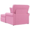 Fotel loungba szoknyával párnával 3 pcs rózsaszín szövet