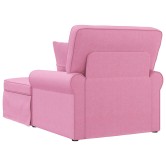 Fotel loungba szoknyával párnával 3 pcs rózsaszín szövet