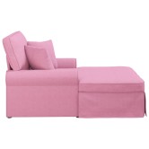 Fotel loungba szoknyával párnával 3 pcs rózsaszín szövet