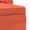 Fotel loungba szoknyával 3 pcs piros narancs bársonyos szövet