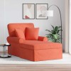 Fotel loungba szoknyával 3 pcs piros narancs bársonyos szövet