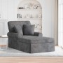 Fotel loungba szoknyával sötétszürke 157 x 91 x 91 cm ares