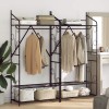 Nyitott szekrény egyszínű 2 pcs 78 x 36 x 158 cm