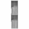 Sarokszekrény szürke sonoma 25,5x25x102cm faanyag