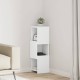Sarokszekrény fehér 25,5x25x80cm faanyag