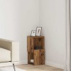 Sarokszekrény öreg fa 25,5x25x55cm faanyag