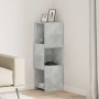 Sarokszekrény beton szürke 30,5x30x95cm faanyag