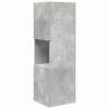 Sarokszekrény beton szürke 30,5x30x95cm faanyag