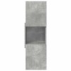 Sarokszekrény beton szürke 30,5x30x95cm faanyag