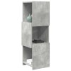 Sarokszekrény beton szürke 30,5x30x95cm faanyag
