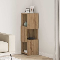 Sarokszekrény fehér 30,5x30x95cm faanyag
