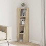 Sarokszekrény sonoma tölgy 27,5x27x102cm faanyag