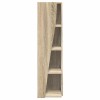Sarokszekrény sonoma tölgy 27,5x27x102cm faanyag