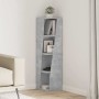 Sarokszekrény beton szürke 27,5x27x102cm faanyag