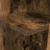 Sarokszekrény füstölt tölgy 27,5x27x102cm faanyag