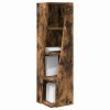 Sarokszekrény füstölt tölgy 27,5x27x102cm faanyag