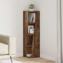 Sarokszekrény öreg fa 27,5x27x102cm faanyag