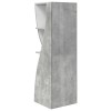 Sarokszekrény beton szürke 32x32x102cm faanyag