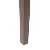 Étkező székek 2 pcs világos barna 50 x 52,5 x 91 cm