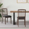 Étkező székek 2 pcs világos barna 50 x 52,5 x 91 cm