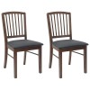 Étkező székek 2 pcs világos barna 50 x 52,5 x 91 cm