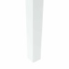 Étkező székek 2 pcs fehér 50 x 52,5 x 91 cm tömör gumi fa