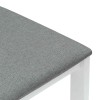 Étkező székek 2 pcs fehér 40 x 47,5 x 99,5 cm tömör gumi fa