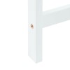 Étkező székek 2 pcs fehér 40 x 47,5 x 99,5 cm tömör gumi fa