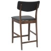 Étkező székek 2 pcs világos barna 48 x 49 x 95 cm tömör gumi fa