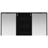 Fürdőszobai szekrény szett 3 pcs 126 x 16 x 62.5 cm faanyag