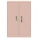 Tárolószekrény rózsaszín 60 x 40 x 90 cm hidegen hengerelt acél