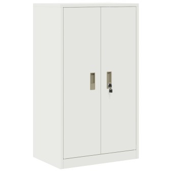 Tárolószekrény fehér 60 x 40 x 105 cm acél