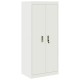 Tárolószekrény fehér 60 x 40 x 140 cm hidegen hengerelt acél