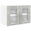 Függő szekrény beton szürke 60 x 31 x 40 cm szerelt fa