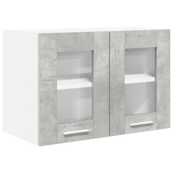 Függő szekrény beton szürke 60 x 31 x 40 cm szerelt fa