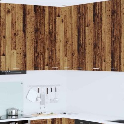 Függő szekrény riga sonoma tölgy és fehér 57 x 57 x 100 cm