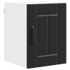 Fali szekrény lucca 2 pcs fekete 30 x 31 x 40 cm szerelt fa