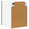 Fali szekrény lucca 2 pcs fekete 30 x 31 x 40 cm szerelt fa